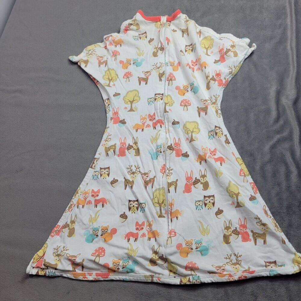 Sleeping Baby INC Baby Sleep Sack Woodland Animals Print Small 4M-8M 100% Cotton
